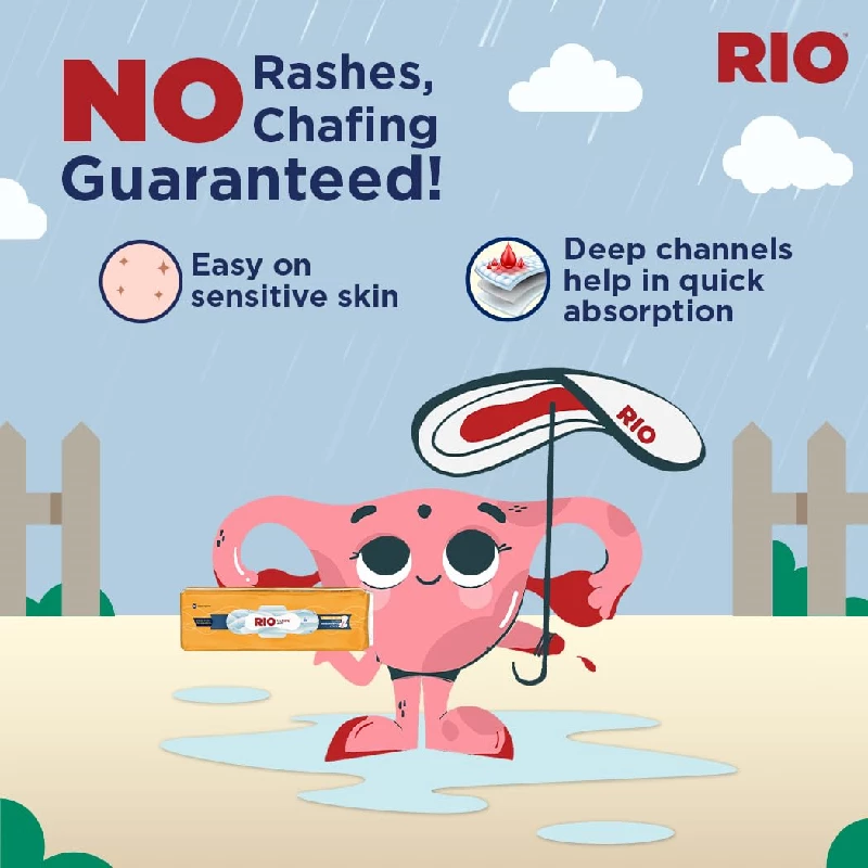 RIO Cottony Soft with Wings XL Sanitary Pads, 7 Pads-4.webp